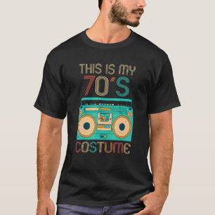 This Is My 70s Costume 1970s Retro Vintage 70s Par T-Shirt