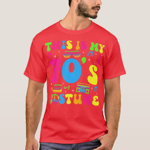 This Is My 70s Costume 70s Party 1970s Halloween C T-Shirt