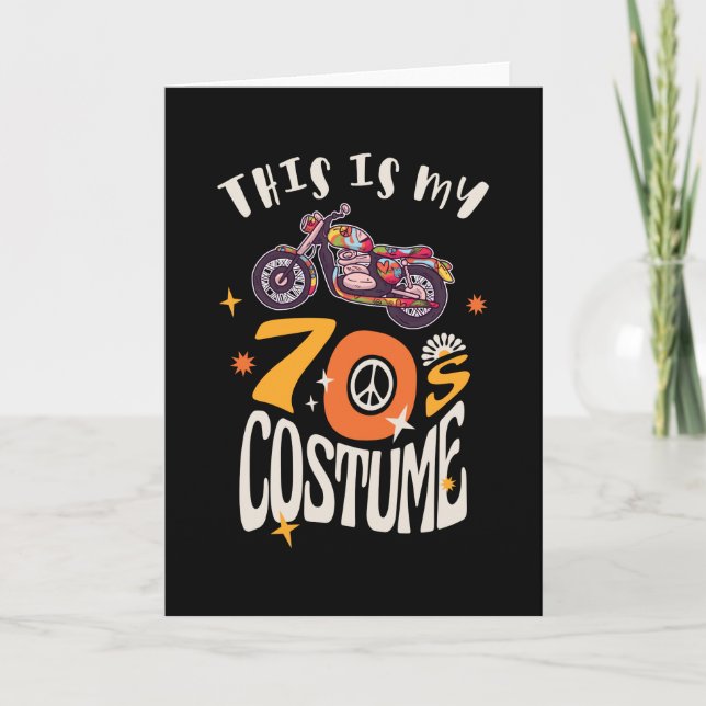 This is my 70s Costume Card (Front)