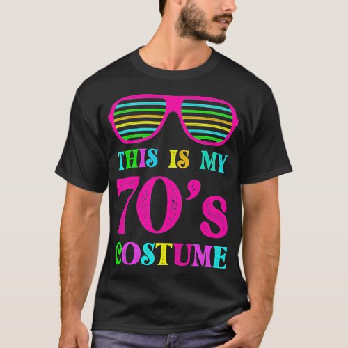 This Is My 70s Costume Funny Halloween 1970s 70s  T_Shirt