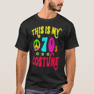 This Is My 70s Costume Groovy Peace Halloween T-Shirt