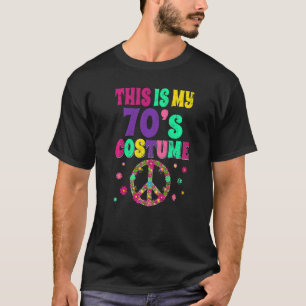 This is My 70s Costume  Groovy Peace Halloween T-Shirt