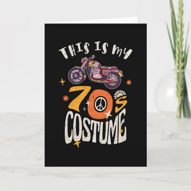 This is my 70s Costume Grunge effect Card (Front)