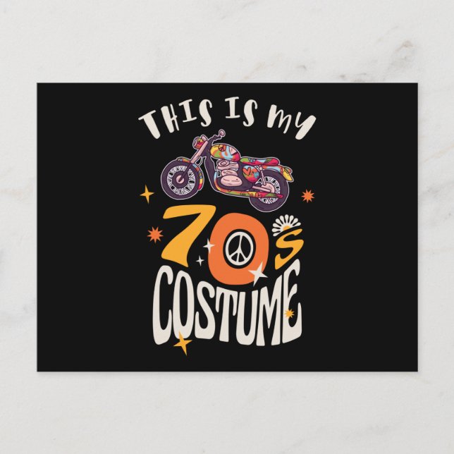 This is my 70s Costume Postcard (Front)