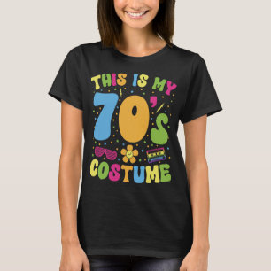 This Is My 70s Costume Retro 70s Party Gift T-Shirt