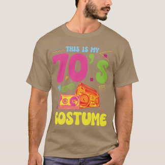 This Is My 70s Costume Retro Vintage 70s Aesthetic T-Shirt