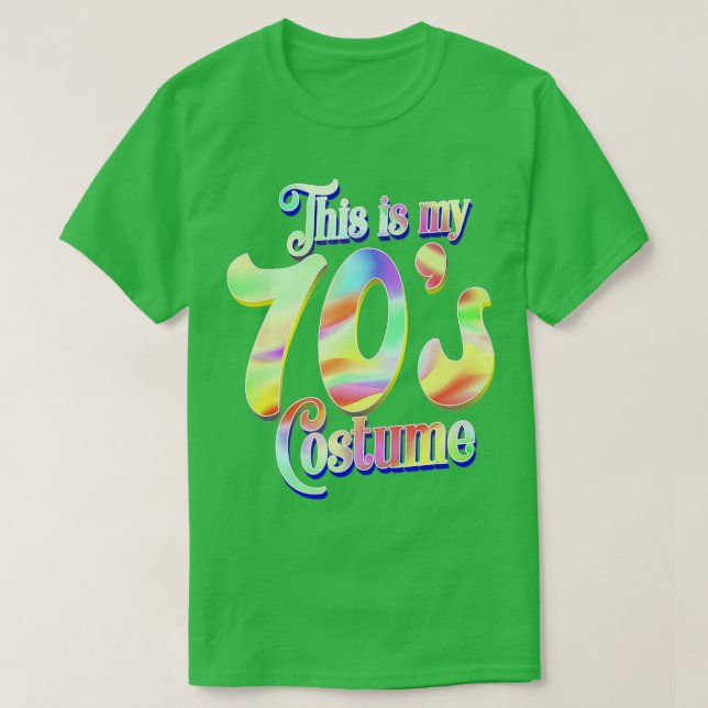 This Is My 70s Costume T-Shirt-gigapixel-standard- T-Shirt (Design Front)