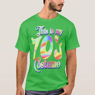 This Is My 70s Costume T-Shirt-gigapixel-standard- T-Shirt