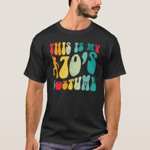 This Is My 70s Costume Vintage Men Teen Boys Outf T-Shirt
