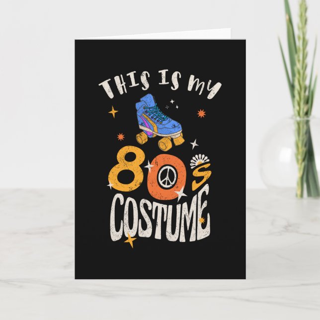 This is my 80s Costume Grunge effect Card (Front)