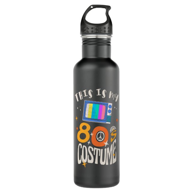 This is my 80s Costume Stainless Steel Water Bottle (Front)