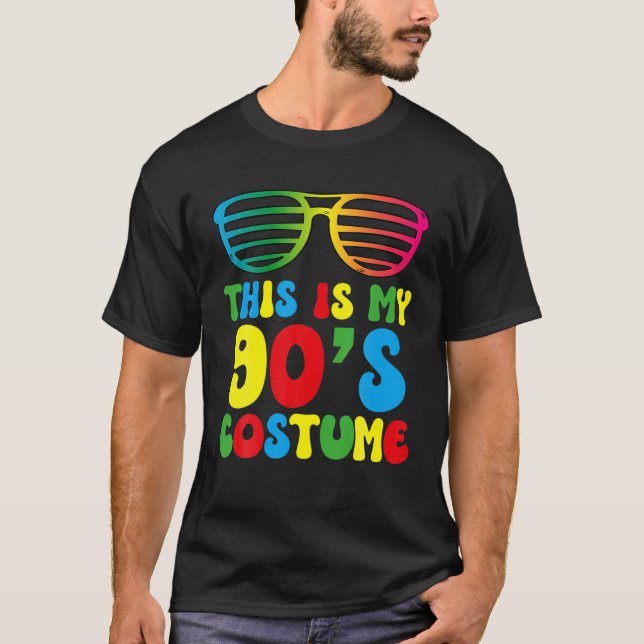 This Is My 90'S Costume 80'S 90'S Party Eighties H T-Shirt (Front)