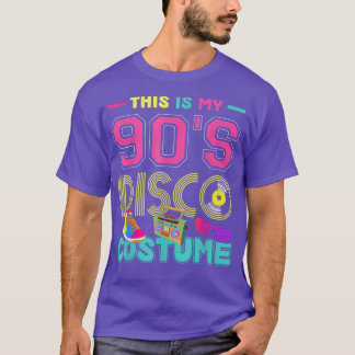 This Is My 90s Disco Costume Party Retro Music Nin T-Shirt