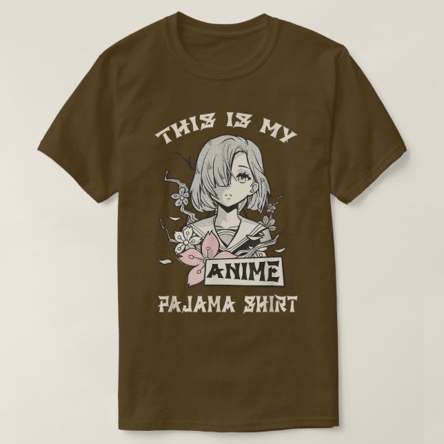 This Is My Anime Pajama  Women Otaku Pajamas Girl  T-Shirt (Design Front)