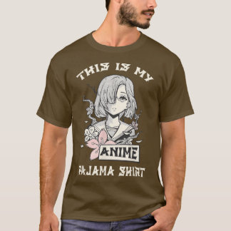 This Is My Anime Pajama Women Otaku Pajamas Girl T-Shirt