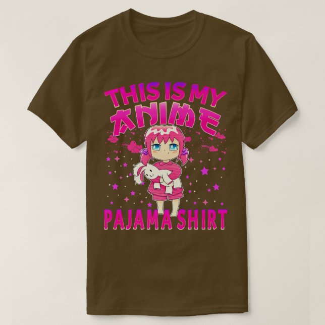 This Is My Anime Pajama  Women Otaku Pajamas Girl  T-Shirt (Design Front)