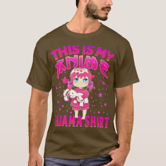 This Is My Anime Pajama Women Otaku Pajamas Girl T-Shirt