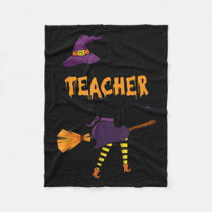 This Is My Awesome Teacher Costume Halloween Funny Fleece Blanket