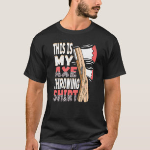 This Is My Axe Throwing Leopard Ax Hatchet Thrower T-Shirt