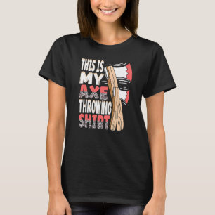 This Is My Axe Throwing Leopard Ax Hatchet Thrower T-Shirt