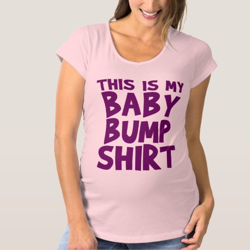 This is my baby bump shirt | Zazzle