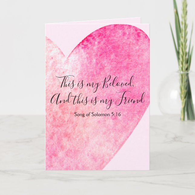 This is My Beloved Greeting Card (Front)