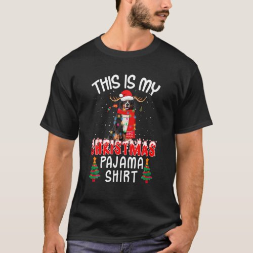 This Is My Bernese Mountain Dog Christmas Pajamas T_Shirt