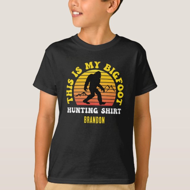 This is My Bigfoot Sasquatch Hunting T-Shirt (Front)