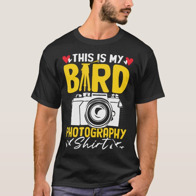 This Is My Bird Photography Funny Snapshot Camera  T-Shirt (Front)
