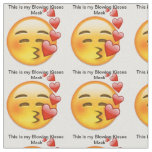 This is My Blowing Kisses Mask Fabric
