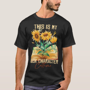 This Is My Book Character Costume  Reading Quote   T-Shirt