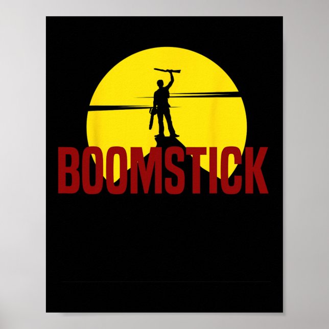This Is My Boomstick Shotgun Dead Red Evil  Poster (Front)