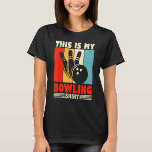 this is my bowling   bowler team vintage T-Shirt