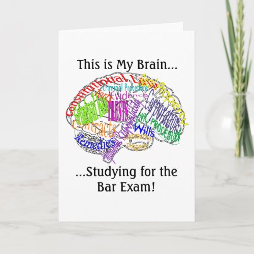 This is my brainBar Exam Card