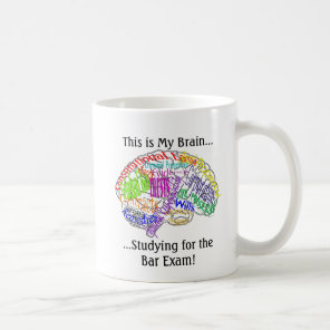 This is my brain...Bar Exam Coffee Mug