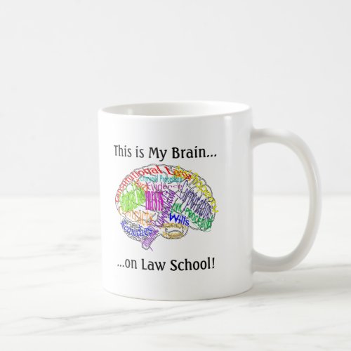 This is my brainLaw School Coffee Mug