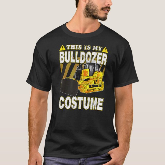 This Is My Bulldozer Costume   T-Shirt (Front)