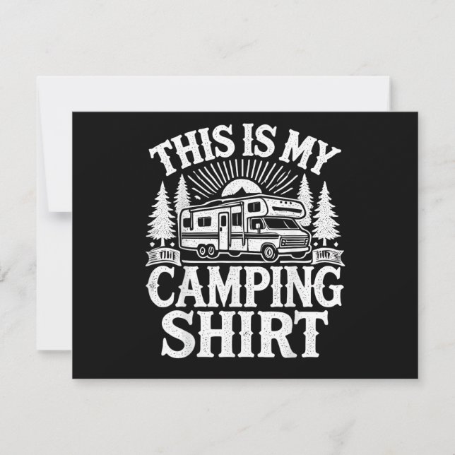 This Is My Camping Funny Camper (Front)