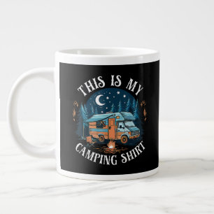 This Is My Camping Hiking Funny Camper Giant Coffee Mug