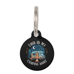 This Is My Camping Hiking Funny Camper Pet ID Tag