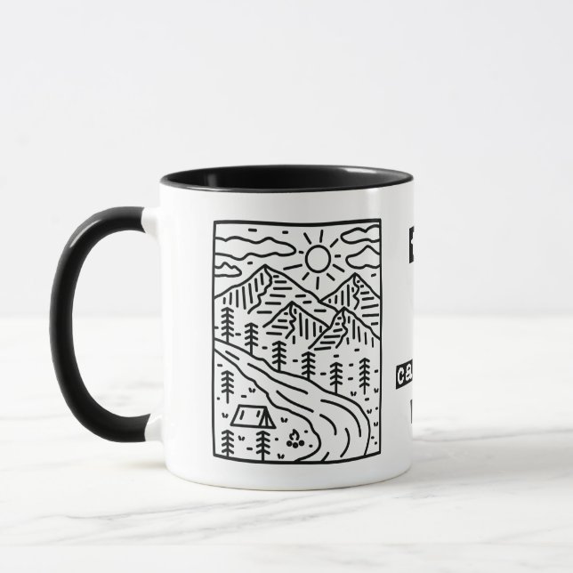 This is my camping mug funny camping mugs coffee (Left)