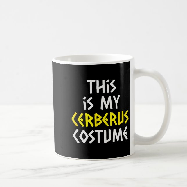 This Is My Cerberus Costume Halloween Greek Mythol Coffee Mug (Right)