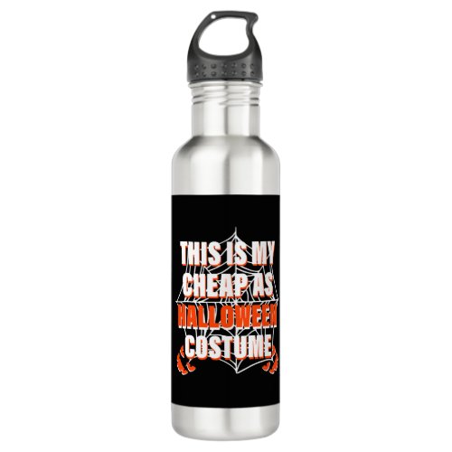 This Is My Cheap As Halloween Costume _ Halloween  Stainless Steel Water Bottle