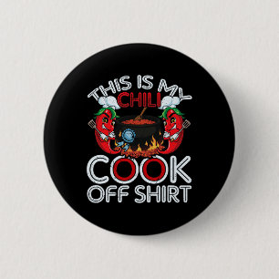 This Is My Chili Cook Off Shirt Mexican Food Cinco Button