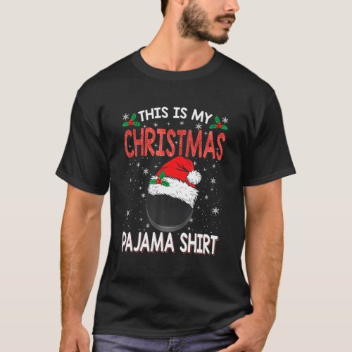 This Is My Christmas Hockey Pajama For Boys Adult T_Shirt