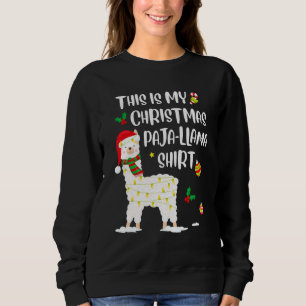 This Is My Christmas Llama Pajama Pyjama Top Chris