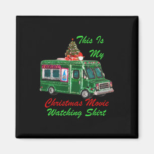 This Is My Christmas Movie Watching Food Truck Magnet