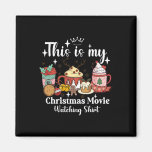 This Is My Christmas Movie Watching Shirt Family M Magnet