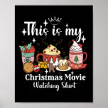This Is My Christmas Movie Watching Shirt Family M Poster