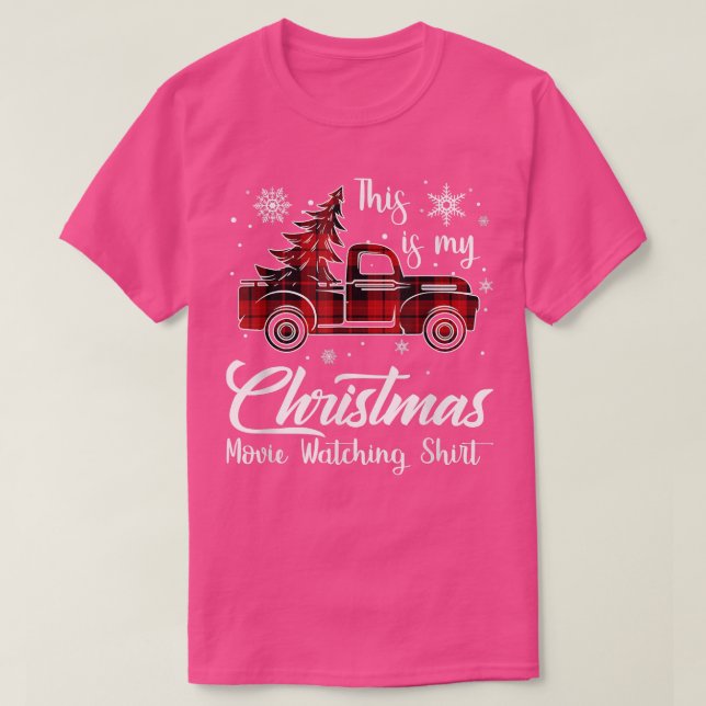 This Is My Christmas Movie Watching Shirt Tree Tru (Design Front)